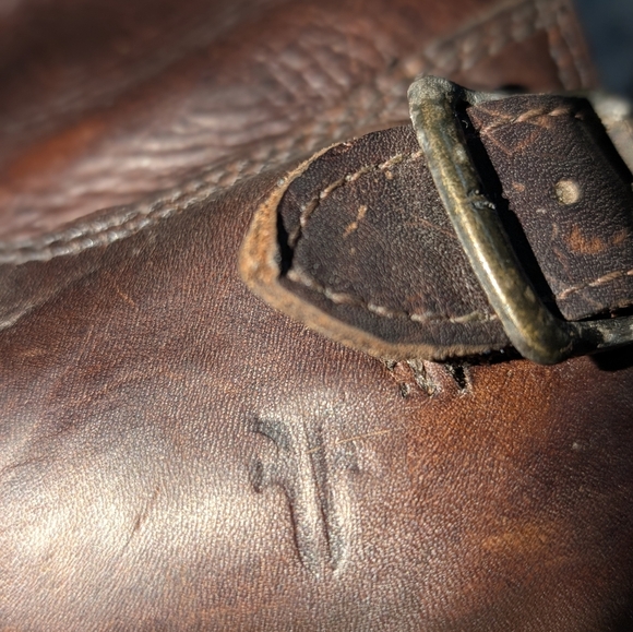 Frye Veronica Short Buckle Moto Antiqued Boots - Picture 13 of 13